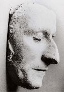 Thomas Pakenham His death mask in his alma mater Germany oil painting artist